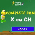 Completar com x ou ch – I – Jogos da Escola